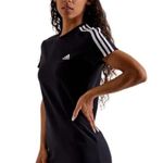 Adidas WOMENS 3-STRIPES FITTED T-SHIRT DRESS SIZE XS NWOT Photo 2