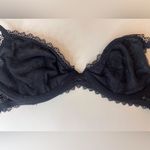 Victoria's Secret  Black‎ Lace Underwire Bra Size M Photo 4