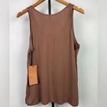 Girlfriend Collective Girlfriend‎ Collective Brown Athletic Athleisure Soft Buttery Tank Top Photo 1