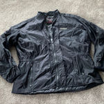Olympia Moto Sports Black Motorcycle Jacket SIZE 3X Photo 0