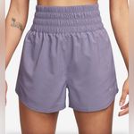 Nike  Women’s One Training Dri-FIT  High Rise Lavender Athletic Shorts M Photo 0