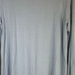 J Jill Wearever Collection Dress Medium Blue‎ Long Sleeve Stretch Casual READ Blue Photo 0