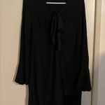 Fraiche by J Shift Lace Up Plunge V Photo 6