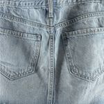 Old Navy  Denim Blue Jean Mini Skirt Distressed Ripped Size 4 EUC 2014 Photo 6