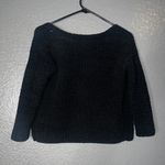 Classics Black Open Front Cardigan Women’s XS Soft Textured Knit Sweater Photo 1