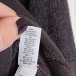 Aerie Chilled Out Split Hem Teddy Soft Sweatshirt Size Small Brown Fleece Photo 8