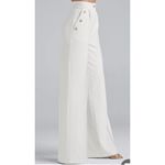 Venus ✨ White High Waisted Flat Front Sz 6 Pants with Pleats✨ Photo 2