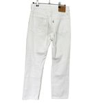 Levi's Levi’s 501 Crop Jeans Distressed White Women’s Size 25 Straight Leg W25 L26 Photo 2