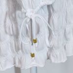 White Knit Top Size Large Michael Kors White Off the Shoulder Top Photo 4