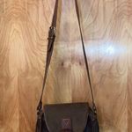 Brown Suede Francisco Biasia Genuine Italian Leather Crossbody Purse Photo 1