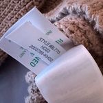 J.Crew Cotton Blend Cable Knit Sweater Mock Neck in Beige / Tan size Small Photo 6