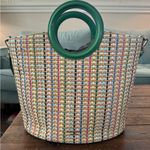 Kate Spade Jena Straw Large Tote crossbody drawstring satchel Photo 5