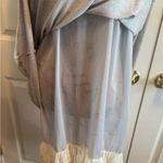 Umgee EUC  Light Gray Scoop Neckline Fully Lined Sleeveless Tank w/  Lace! Photo 2