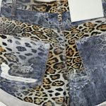 One Teaspoon High waist Leopard Print Jeans Shorts(Size 26) Photo 7