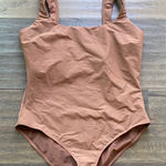 STYLEST Dream Sculpt One Piece Swimsuit Womens Sz XL Brown Cocoa Shapewear Photo 0