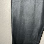 Hollister black faux leather fleece lined legging pants women's size XS Photo 7