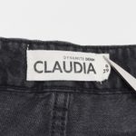 Dynamite Denim Claudia‎ Jean Shorts Sz 29 Black Distressed Frayed Grunge Edgy Photo 4
