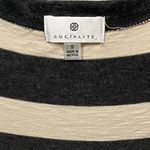 Socialite  Stripe Front Tie Tank Top Photo 4