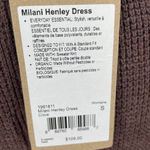 prAna NWT Milani Henley Sweater Knit Dress Clove Size Small Organic Cotton Photo 5