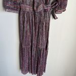 Ba&sh NEW  Star Metallic Midi Dress 8 Photo 6