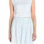 NEW Lark & Ro Womens ICE BLUE SCALLOP LACE Sleeveless 2PC SKIRT TOP Dress SZ 12 Photo 5
