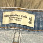 Abercrombie & Fitch Abercrombie The Ankle Straight Ultra High Rise Jean Size 24/00 Photo 3