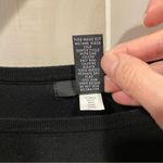 Alfani Cute black oversized sweater 3d floral sleeve appliqué beaded detail whimsigoth Photo 4