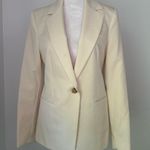 Mango MNG by ivory button up blazer size 4 Photo 1