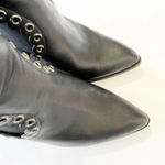 Penny Loves Kenny  Arena Grommet Detail Ankle‎ Boots Black Vegan Leather Size 8.5 Photo 6