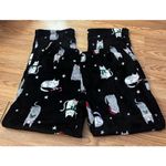 Joyspun christmas Cat Pajama Set Size Large Black Photo 6