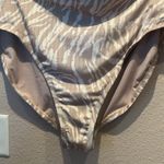Wild Fable New  Tan Animal Print Bikini Bottoms High Waist High Leg Cheeky 2X NWT Photo 3