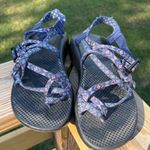Chacos Navy Patterned Chaco’s Sandals Photo 0