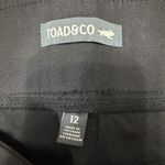Toad & Co Flextime Moto Crop Pants Womens Size 12 Black Nylon Stretch Photo 4