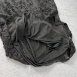 VERO MODA Aware by Vero Moda Black Floral Burnout Mock Neck Dress Puff Sleeve XS Photo 8