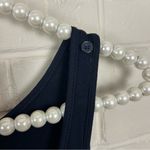 Seraphine Maternity Navy Blue Knit Pleated Skirt Tank Dress Size US 4 Photo 5