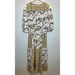 Current Air Women's 2190411 Size L Yellow Smocked Waist Blouson Dress NWT Photo 1