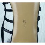 Cole Haan Women's Multi Strap Kitten Low Heel Slingback Sandals D14038 Black 10B Photo 6