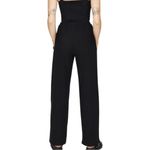 Disturbia Thorell Embroidered Cotton Wide Leg Trousers in Black size 6 NWT Photo 1