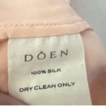 Doen 100% silk Evon midi dress in pearl pink NEW Size M Photo 5