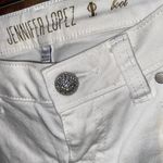 Jennifer Lopez  White Wash Denim Bootcut Boot Cut Jeans Women's Size 0 Photo 4