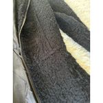 Xxi Military Style Boucle Coat Small Black Zipper Front Crown Buttons Photo 7