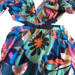 Baltic Born  Bastina Open Back Maxi Dress Floral Print Flowy Bold Size Small NWT Photo 4