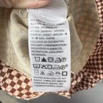 Levi's Womens Mini Dress Square Neck Cotton Pink Checkered Casual Size L Photo 6