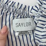Saylor  meggie one shoulder pinstripe top size L Photo 1