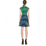 M MISSONI Zebra Jacquard Dress 8 Blue Photo 5