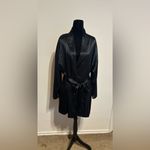 Victoria's Secret  Black Satin Kimono Robe Photo 1