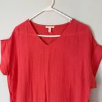 Eileen Fisher  100% Organic Linen Gauze MIDI Dress- Size Petite Medium Photo 4