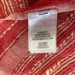 Route 66 Pink, yellow & silver stripes scarf Photo 3