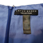 Crazy Horse Collection  Skirt Size 16 Asymmetrical Flare Paisley Floral Tie Front Photo 2