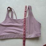 Athleta  Light Mauve Pink Sports Bra Size M | Yoga Lounge Activewear Photo 4